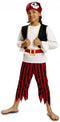 Partychimp - Kostuum - Piratenskelet - mt.152