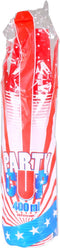 Partycup | PS | 400ml | 16oz | rood | 50 stuks