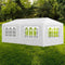 Partytent wit - 6 zijwanden - 3 x 6 m