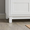 SoBuy FSR86-W - Opbergbank - Gestoffeerd kussen - Wit 114x40x53 cm