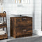 vidaXL - Wastafelkast - 59x37x59 - cm - bewerkt - hout - gerookt - eikenkleurig