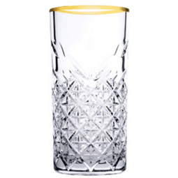 Pasabahce Long drink Timeless 45 cl - Transparent Gold 4 pc(s)