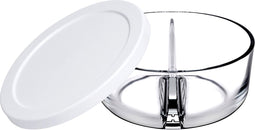 Pasabahce Schaal "Polar" Met 2 Vakken & Pastic Deksel - 785cc