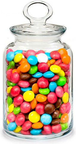 Pasabahce Snoeppot/voorraadpot Megan - 1500 ml - glas - met luchtdichte deksel - D12 x H21 cm