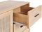 PASCO - Commode 3-lades - Lichte houtkleur - Rotan