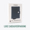 Pasjeshouder met ejector - Leer - Portemonnee - 6 tot 10 pasjes - RFID - Vintage Blauw