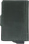 Pasjeshouder met ejector - Leren sleeve - 6 tot 7 pasjes - RFID - Vintage Groen