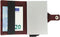 Pasjeshouder met ejector - Leren sleeve - 6 tot 7 pasjes - RFID - Vintage Burgundy Rood