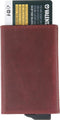 Pasjeshouder met ejector - Leren sleeve - 6 tot 7 pasjes - RFID - Vintage Burgundy Rood