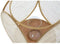 Lykta DKD Home Decor Kristal Natuurlijk Bruin Bamboe Orientaals 42 x 42 x 55 cm