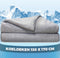 Pasper Koeldeken 130 x 170 cm - zelfkoelende deken - Q-max > 0.43 cooling blanket - zomerdekbed - zomerdeken - verkoelende deken voor mensen tijdens slapen, bed, bank en reizen