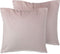 PASQUE - Sierkussen set van 2 - Roze - 45 x 45 cm - Fluweel