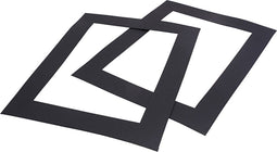 Passepartouts Zwart A4, 100st.