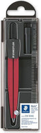 Passer Staedtler 550 Noris schoolpasser metallic rood