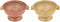 Pastavergoet DKD Home Decor Terra cotta Roestvrij staal Geel Bamboe (30 x 24,5 x 14 cm) (2 Stuks)