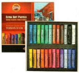 Pastelkrijt Koh-I-Noor 8554 extra soft 24 stuks assorti