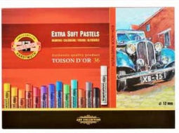 Pastelkrijt Koh-I-Noor 8555 extra soft 36 stuks assorti