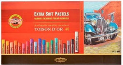 Pastelkrijt Koh-I-Noor 8556 extra soft 48 stuks assorti