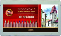 Pastelpotlood Koh-I-Noor gioconda 12 assorti
