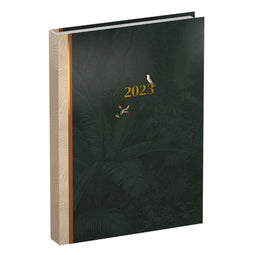 Agenda 2023 90x130 pocket 7dagen/2pagina's Botanic green