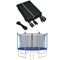 Coast Veiligheidsnet - Trampoline Ø366 cm - Dubbel-kop ritssluiting - Blauw
