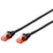 Patchkabel Categorie 6 UTP Ewent EW-6U-030BL Zwart Multicolour 3 m