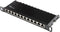 Patchpanel 10'' 12Port 0,5HE CAT6 STP schwarz