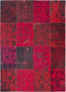 Patchwork vloerkleed Red 8014 170x240 cm