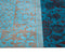 Patchwork vloerkleed Turquoise 8105 230x330 cm