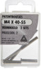 PATENTBOUTJES M4 40-55 VERNIKKELD 2 SETS