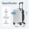 Pathsail® Handbagage Reiskoffer 40L - ABS - Lichtgewicht Trolley - TSA slot & Spinner wielen - Extra sterke rits met voorvak - Silver