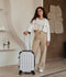 Pathsail® Handbagage Reiskoffer 40L - ABS - Lichtgewicht Trolley - TSA slot & Spinner wielen - Extra sterke rits met voorvak - Silver