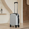 Pathsail® Handbagage Reiskoffer 40L - ABS - Lichtgewicht Trolley - TSA slot & Spinner wielen - Extra sterke rits met voorvak - Silver