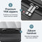 Pathsail® Handbagage Reiskoffer 40L - ABS - Lichtgewicht Trolley - TSA slot & Spinner wielen - Extra sterke rits met voorvak - Zwart