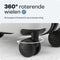 Pathsail® Handbagage Reiskoffer 40L - ABS - Lichtgewicht Trolley - TSA slot & Spinner wielen - Extra sterke rits met voorvak - Silver