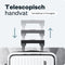 Pathsail® Handbagage Reiskoffer 40L - Lichtgewicht Trolley - TSA slot & Spinner wielen - Extra sterke rits met voorvak - Wit