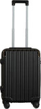Pathsail® Handbagage Reiskoffer 40L - PC - Lichtgewicht Trolley - TSA slot & Spinner wielen - Extra sterke rits met voorvak - Zwart
