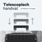Pathsail® Handbagage Reiskoffer 40L - PC - Lichtgewicht Trolley - TSA slot & Spinner wielen - Extra sterke rits met voorvak - Zwart