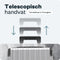 Pathsail® Handbagage Reiskoffer 40L - PC - Lichtgewicht Trolley - TSA slot & Spinner wielen - Extra sterke rits met voorvak - Silver