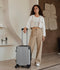 Pathsail® Handbagage Reiskoffer 40L - PC - Lichtgewicht Trolley - TSA slot & Spinner wielen - Extra sterke rits met voorvak - Silver