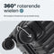Pathsail® Handbagage Reiskoffer 40L - PC - Lichtgewicht Trolley - TSA slot & Spinner wielen - Extra sterke rits met voorvak - Zwart