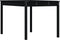 vidaXL Tuintafel 121x82,5x76 cm massief grenenhout zwart