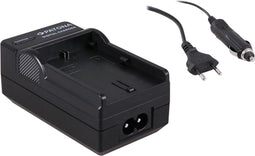PATONA 1583 batterij-oplader Digital camera battery AC, Sigarettenaansteker - Geschikt voor Canon LP-E6 batterij