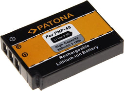 PATONA Battery f. Fuji-Film QX1 Fuji NP-48 Fujifilm NP48