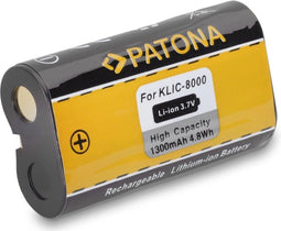 PATONA Battery f. Kodak EasyShare Z612 Z712 IS Z812 IS Z1012 IS KLIC-8000