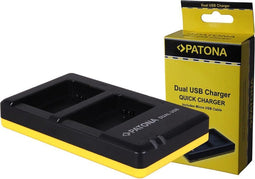 Patona Duo oplader voor 2x accu's Sony NP-FW50/FW70/FW100