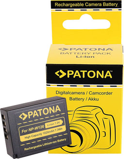 Patona Fujifilm NP-W126 accu 1020mAh 7.2V