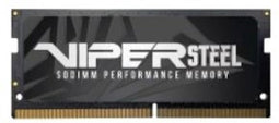 Patriot Memory Viper Steel - Geheugen DDR4 (SO-DIMM) - 260-PIN - 32 GB: 1 x 32 GB - 260-PIN - 2400 MHz / PC4-19200 - CL15 - 1.2V - zwart