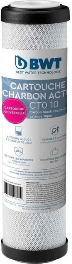 Patroon BWT - CARBOFILTER 93/4-10 µm - Verwijdert fijne deeltjes uit water
