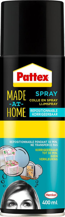 Pattex Made at Home Spray Removable 400 ml Aerosol